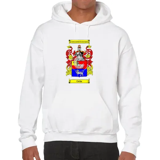 Cetin Unisex Coat of Arms Hooded Sweatshirt