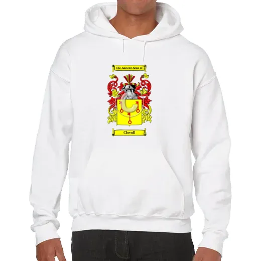 Clavall Unisex Coat of Arms Hooded Sweatshirt