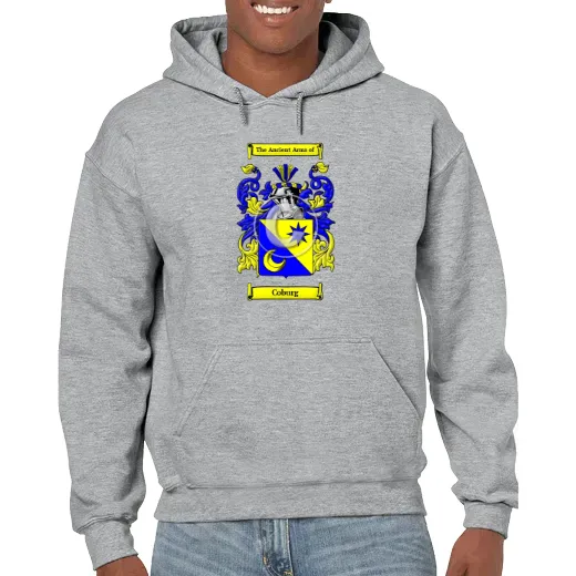 Coburg Grey Unisex Coat of Arms Hooded Sweatshirt