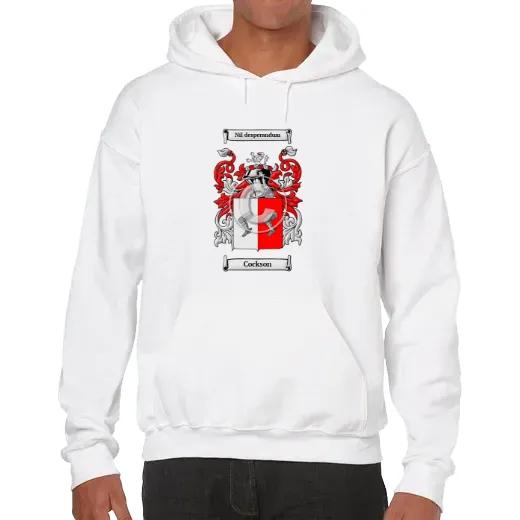 Cockson Unisex Coat of Arms Hooded Sweatshirt