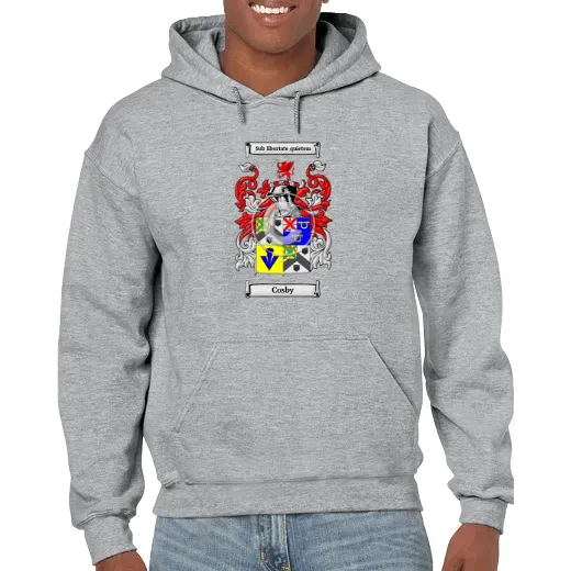 Cosby Grey Unisex Coat of Arms Hooded Sweatshirt