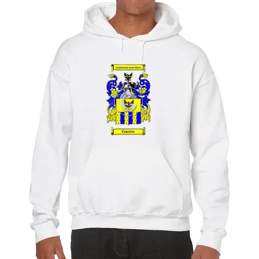 Courter Unisex Coat of Arms Hooded Sweatshirt