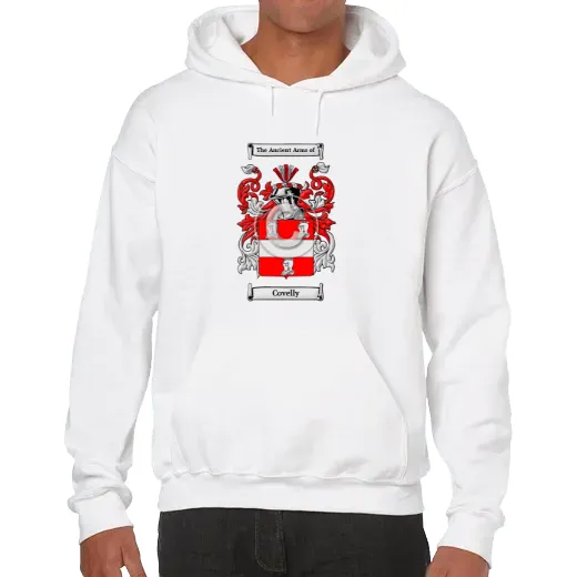 Covelly Unisex Coat of Arms Hooded Sweatshirt