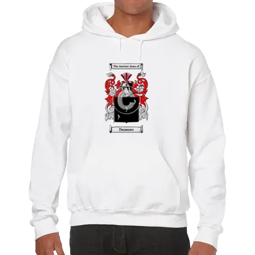 Dammes Unisex Coat of Arms Hooded Sweatshirt