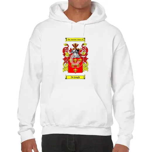 De jongh Unisex Coat of Arms Hooded Sweatshirt