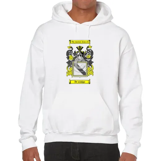 De zuniga Unisex Coat of Arms Hooded Sweatshirt