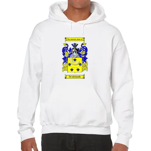 De'alvarado Unisex Coat of Arms Hooded Sweatshirt