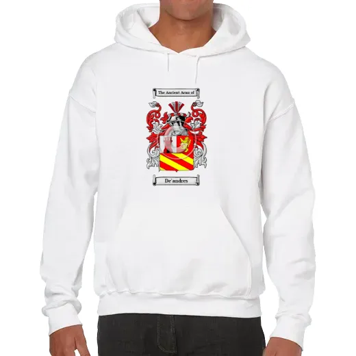 De'andres Unisex Coat of Arms Hooded Sweatshirt