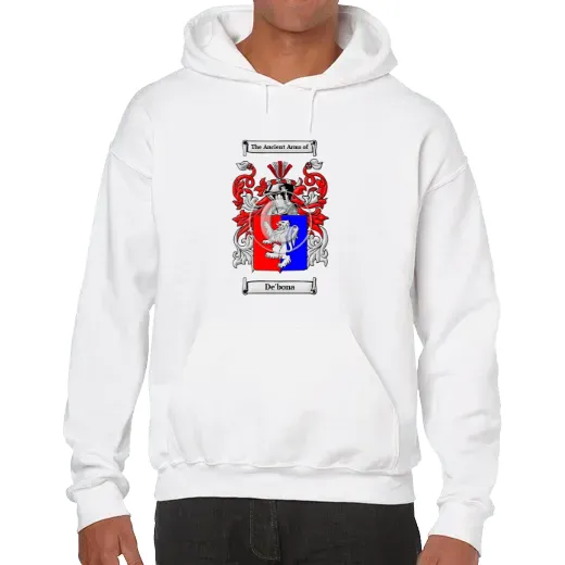De'bona Unisex Coat of Arms Hooded Sweatshirt