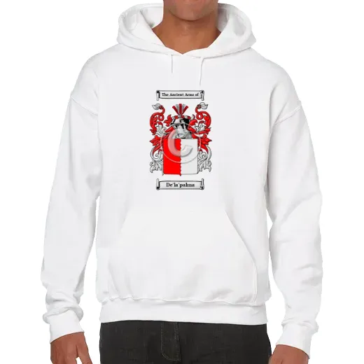 De'la'palma Unisex Coat of Arms Hooded Sweatshirt