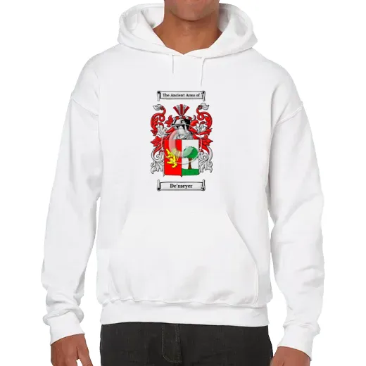 De'meyer Unisex Coat of Arms Hooded Sweatshirt