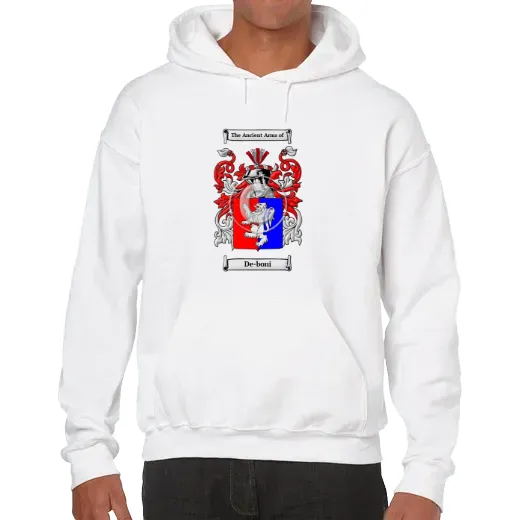 De-boni Unisex Coat of Arms Hooded Sweatshirt