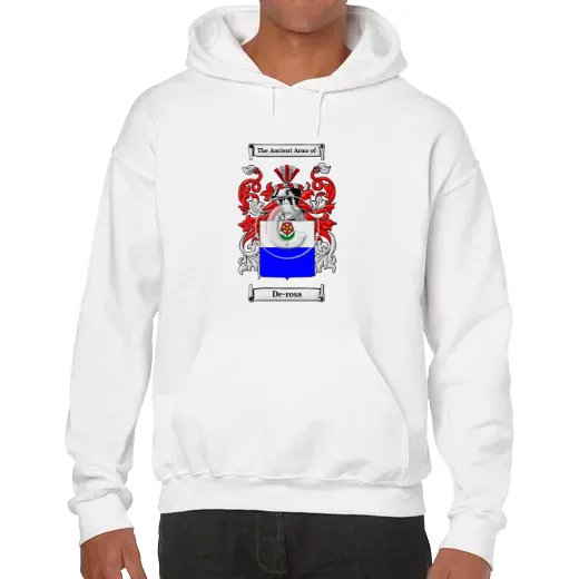 De-rosa Unisex Coat of Arms Hooded Sweatshirt
