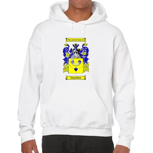 Degamboa Unisex Coat of Arms Hooded Sweatshirt