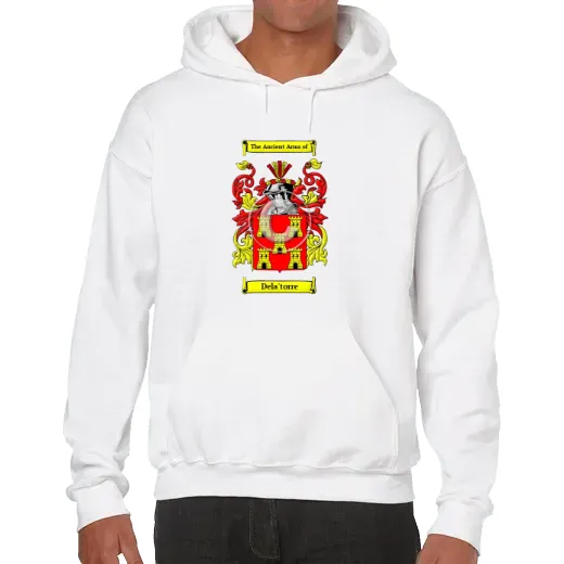 Dela'torre Unisex Coat of Arms Hooded Sweatshirt