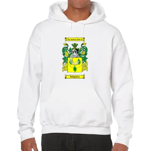 Delaparra Unisex Coat of Arms Hooded Sweatshirt