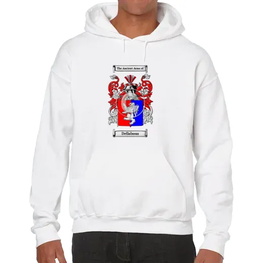 Dellabona Unisex Coat of Arms Hooded Sweatshirt