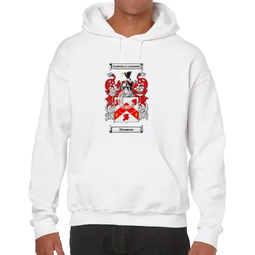 Denmen Unisex Coat of Arms Hooded Sweatshirt