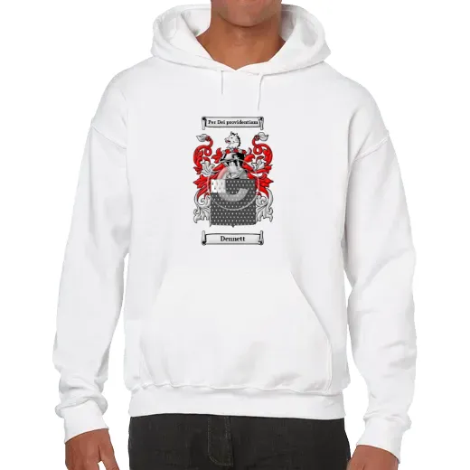 Dennett Unisex Coat of Arms Hooded Sweatshirt