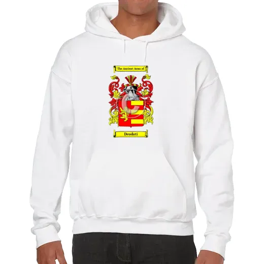 Deodati Unisex Coat of Arms Hooded Sweatshirt