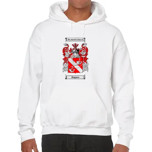 Deppen Unisex Coat of Arms Hooded Sweatshirt