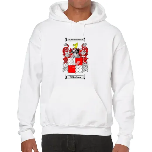Dillingham Unisex Coat of Arms Hooded Sweatshirt