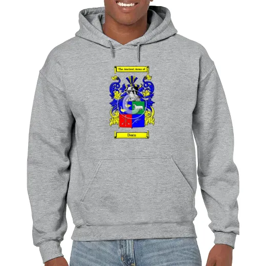 Dorn Grey Unisex Coat of Arms Hooded Sweatshirt