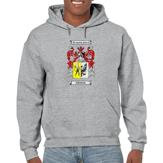 Edelstein Grey Unisex Coat of Arms Hooded Sweatshirt