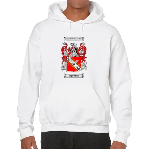 Edgecumb Unisex Coat of Arms Hooded Sweatshirt