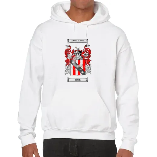 Elton Unisex Coat of Arms Hooded Sweatshirt