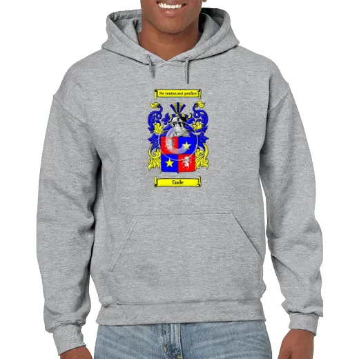 Ende Grey Unisex Coat of Arms Hooded Sweatshirt