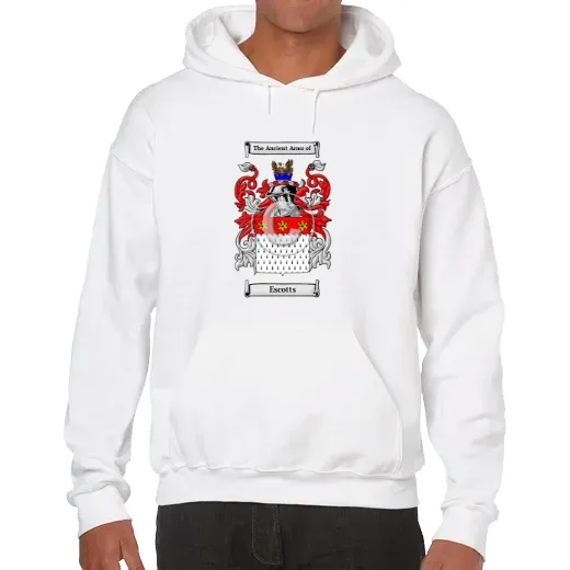 Escotts Unisex Coat of Arms Hooded Sweatshirt
