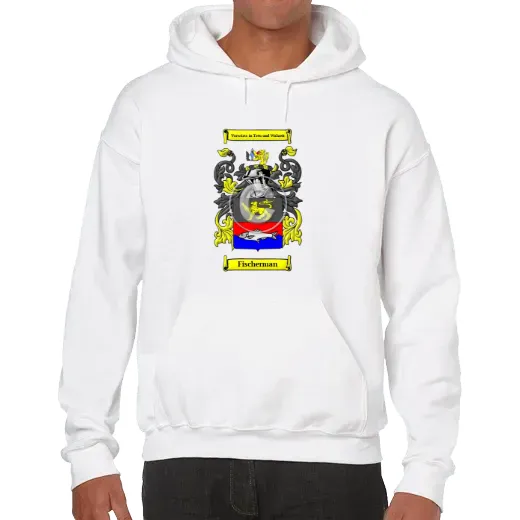Fischerman Unisex Coat of Arms Hooded Sweatshirt