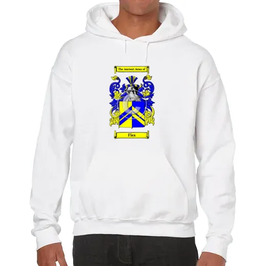 Flax Unisex Coat of Arms Hooded Sweatshirt