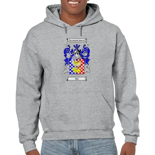Gas Grey Unisex Coat of Arms Hooded Sweatshirt