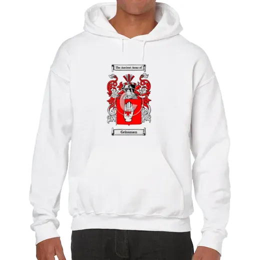 Geissman Unisex Coat of Arms Hooded Sweatshirt