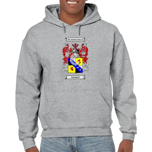 Gemmel Grey Unisex Coat of Arms Hooded Sweatshirt