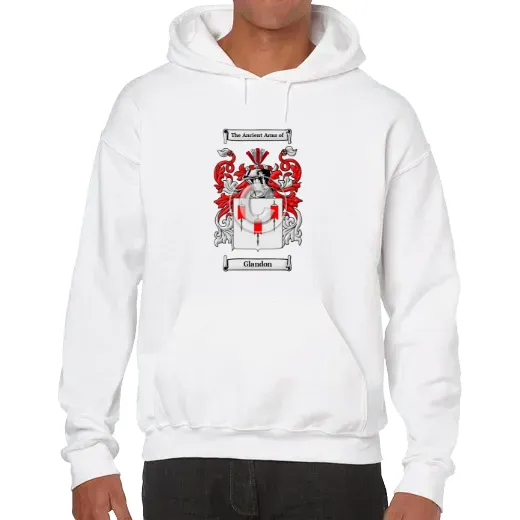 Glandon Unisex Coat of Arms Hooded Sweatshirt