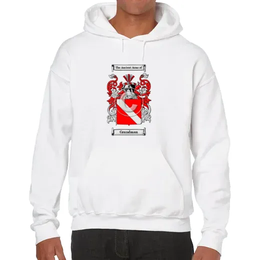 Grundman Unisex Coat of Arms Hooded Sweatshirt