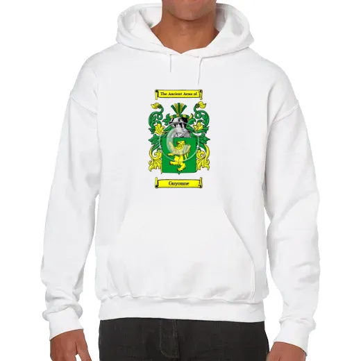 Guyonne Unisex Coat of Arms Hooded Sweatshirt