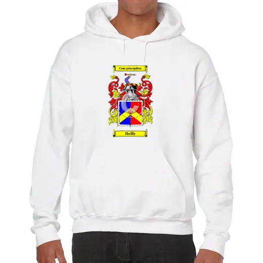 Hailly Unisex Coat of Arms Hooded Sweatshirt