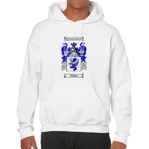 Hallam Unisex Coat of Arms Hooded Sweatshirt
