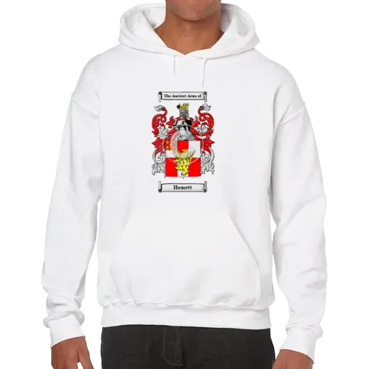 Hamett Unisex Coat of Arms Hooded Sweatshirt