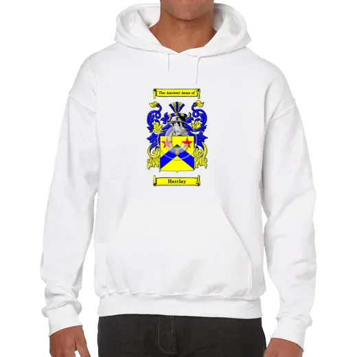 Harclay Unisex Coat of Arms Hooded Sweatshirt