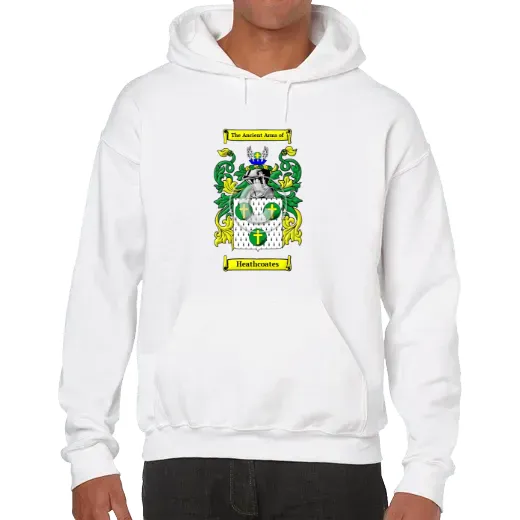 Heathcoates Unisex Coat of Arms Hooded Sweatshirt
