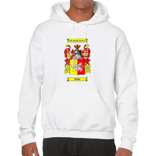 Hellis Unisex Coat of Arms Hooded Sweatshirt