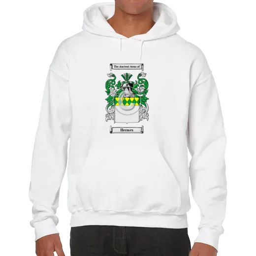 Hermes Unisex Coat of Arms Hooded Sweatshirt