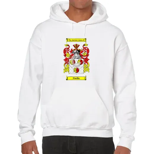 Huelin Unisex Coat of Arms Hooded Sweatshirt