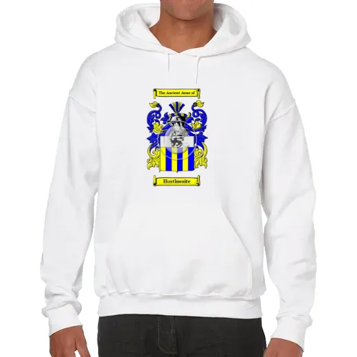 Husthwaite Unisex Coat of Arms Hooded Sweatshirt