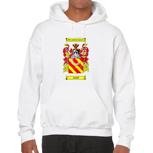 Israël Unisex Coat of Arms Hooded Sweatshirt